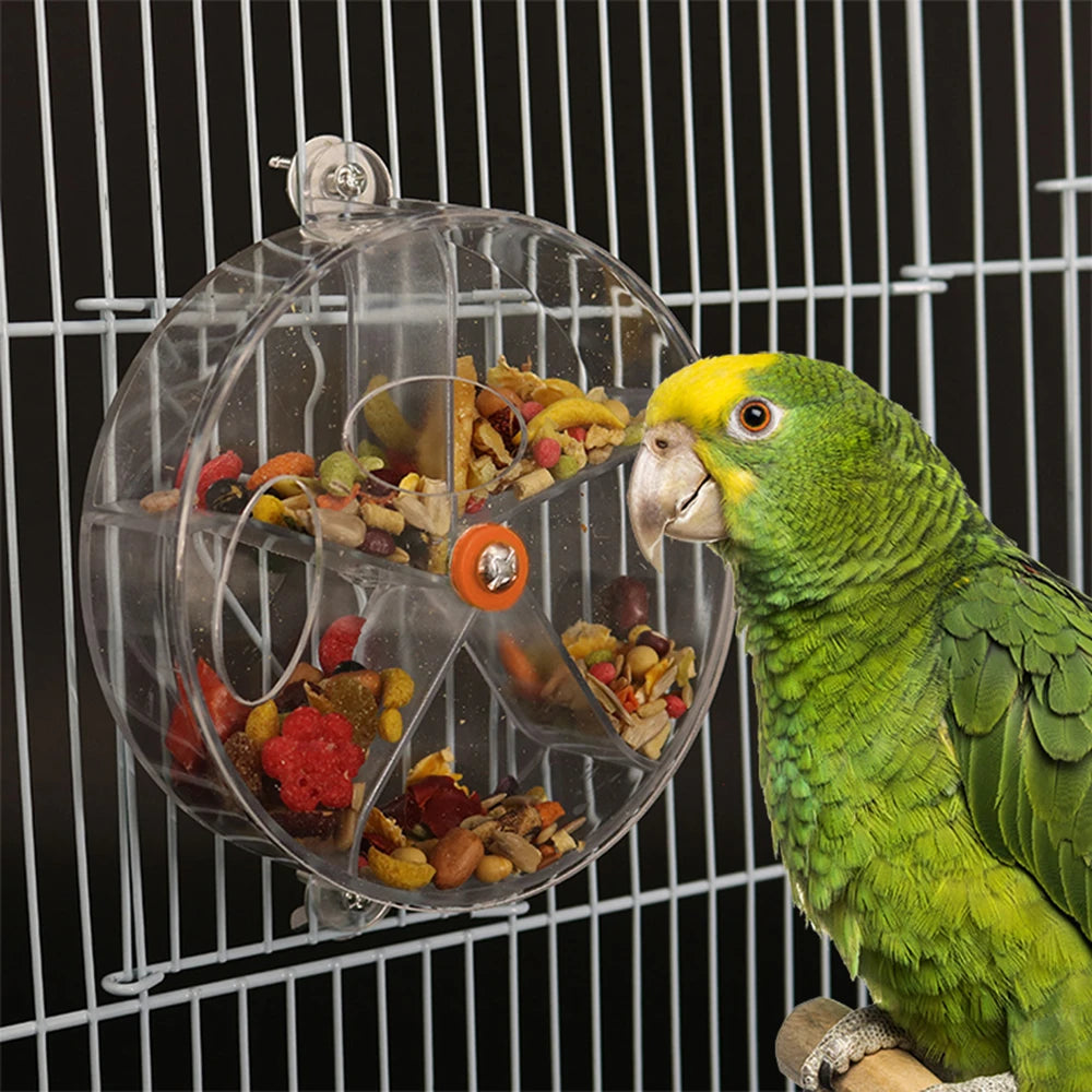Jouet Rotatif de Recherche de Nourriture pour Oiseaux