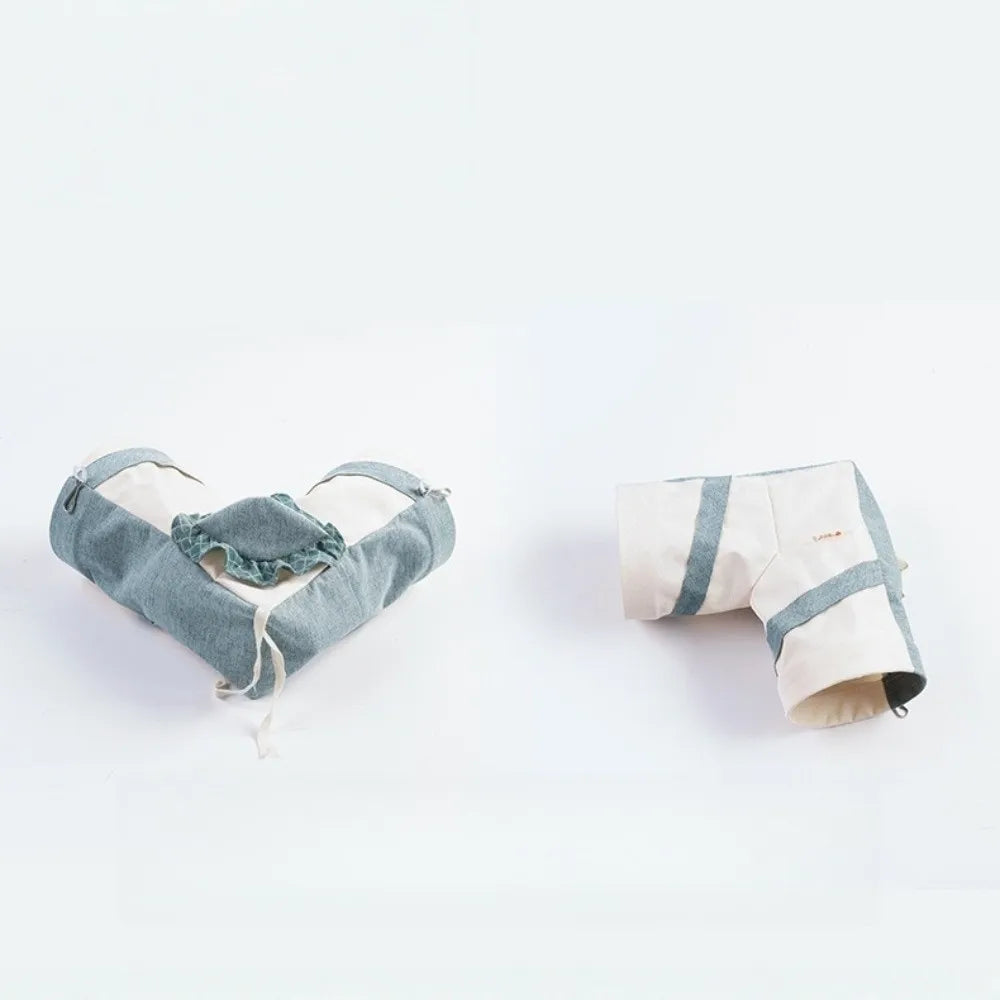Tunnel de Jeu pour Petits Animaux - Flexible et Lavable
