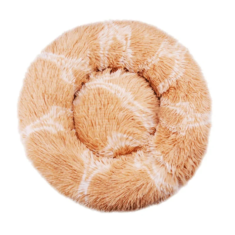 Lit Rond Douillet pour Chien et Chat – 6 Tailles (40 à 90 cm)