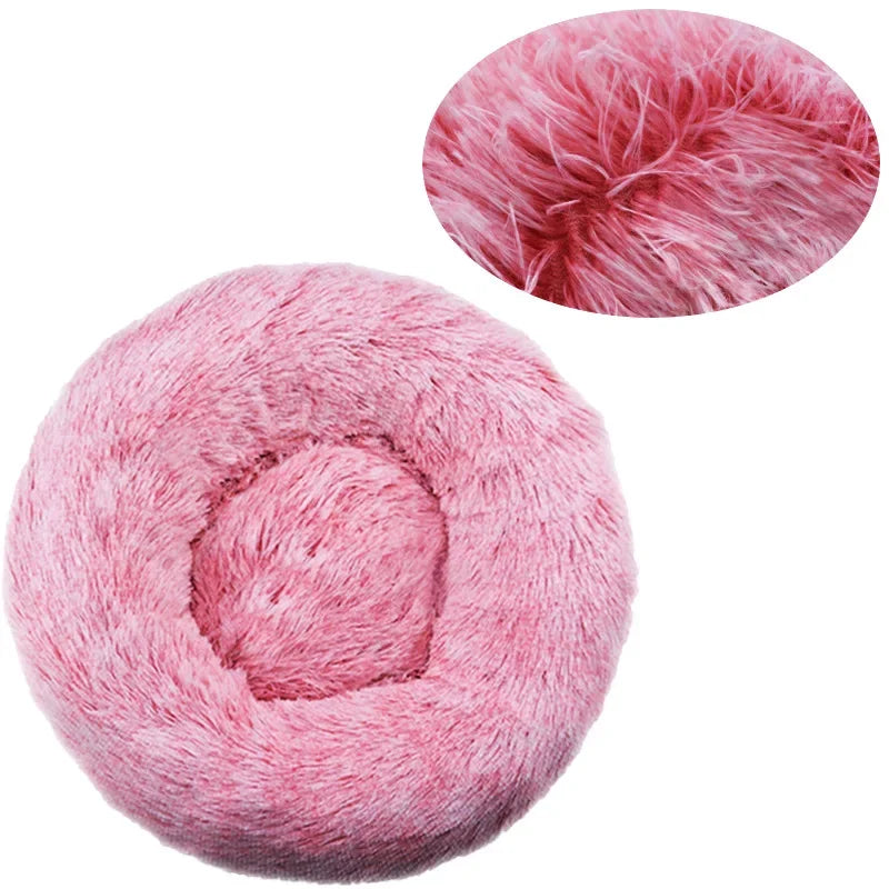 Lit Rond Douillet pour Chien et Chat – 6 Tailles (40 à 90 cm)