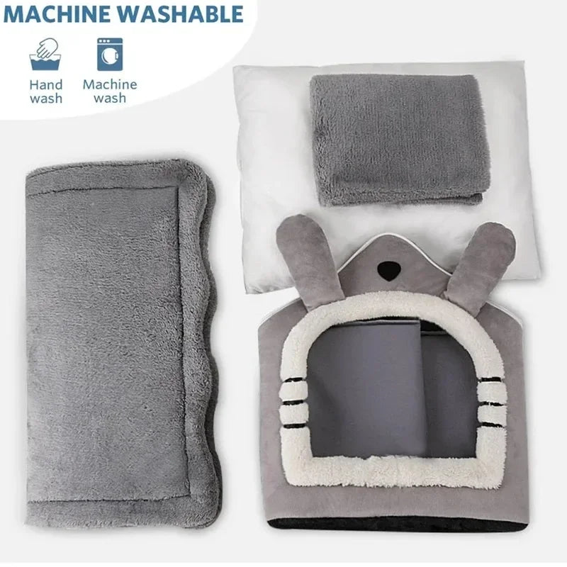 Niche pour Chien d'Intérieur - Lit Chaud et Lavable