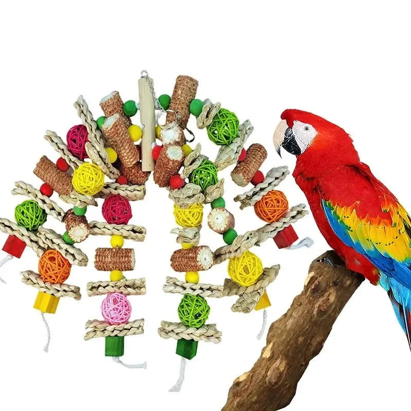 Jouet Naturel pour Oiseaux