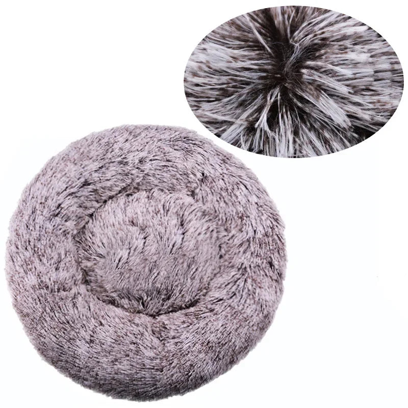 Lit Rond Douillet pour Chien et Chat – 6 Tailles (40 à 90 cm)