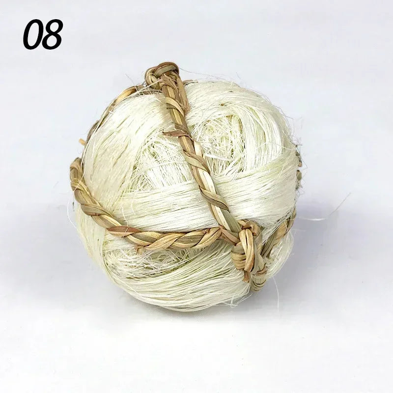 Balles Tressées en Rotin Naturel - Jouet à Mâcher 7cm