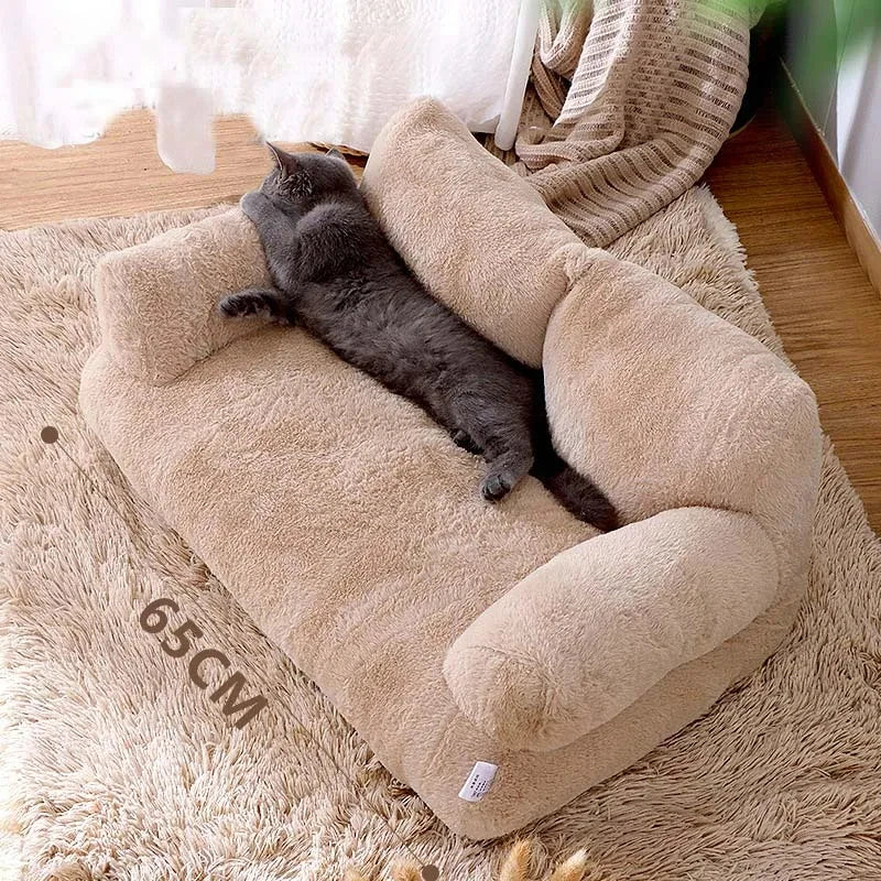 Lit Canapé Luxe - Nid Chaud en Peluche