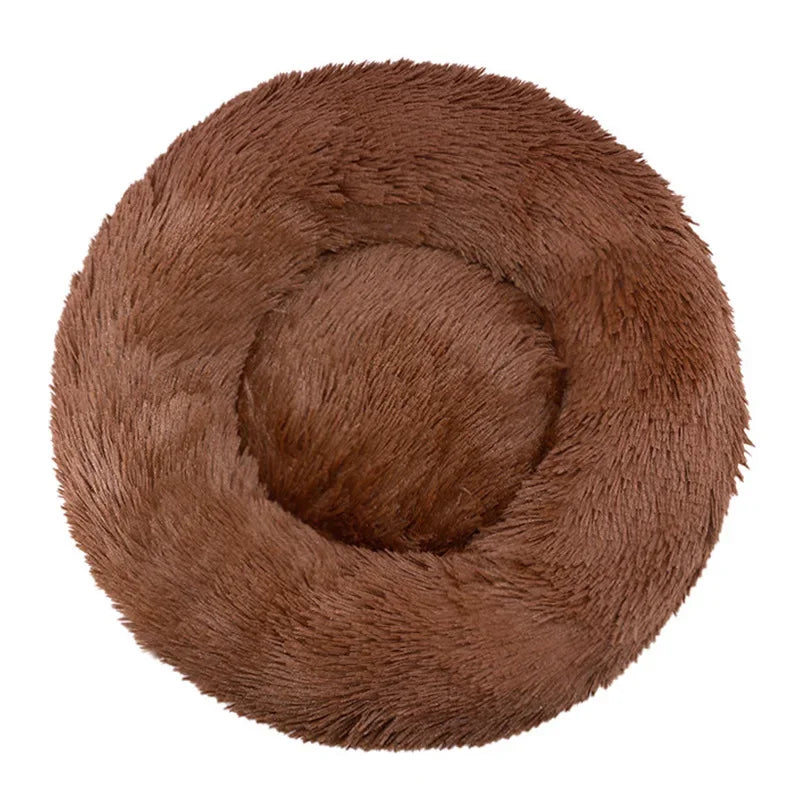 Lit Rond Douillet pour Chien et Chat – 6 Tailles (40 à 90 cm)