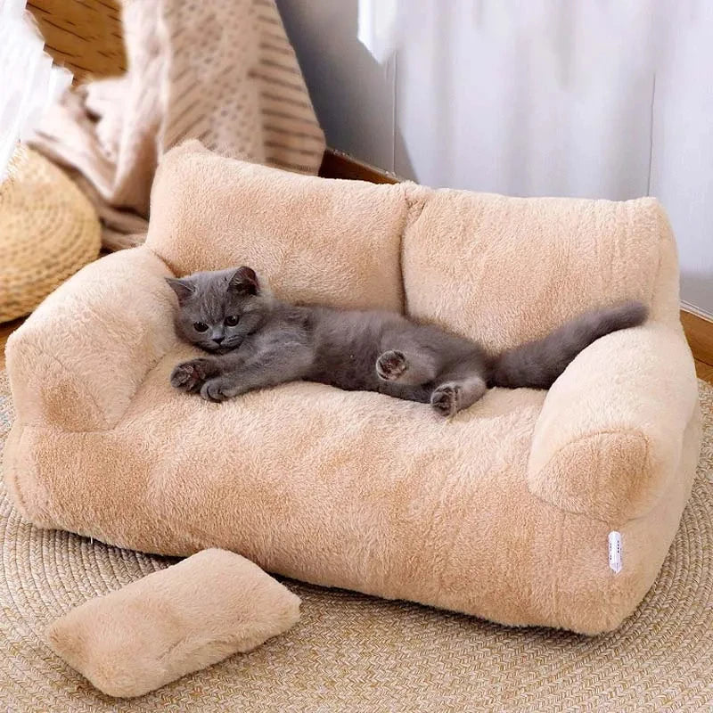 Lit Canapé Luxe - Nid Chaud en Peluche