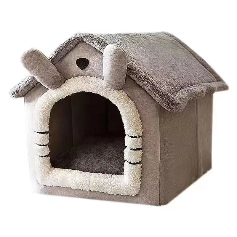 Niche pour Chien d'Intérieur - Lit Chaud et Lavable