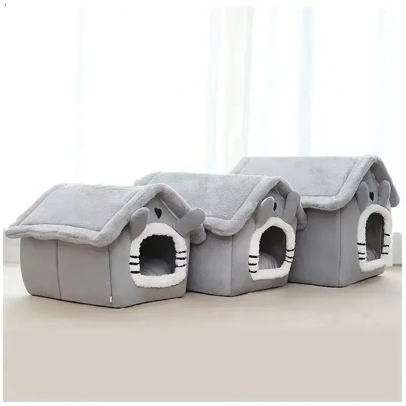Niche pour Chien d'Intérieur - Lit Chaud et Lavable