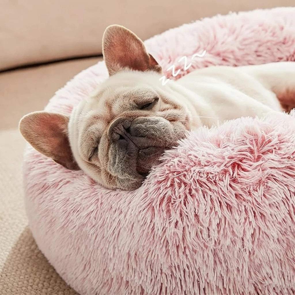 Panier Donut en Peluche - Ultra Doux et Lavable