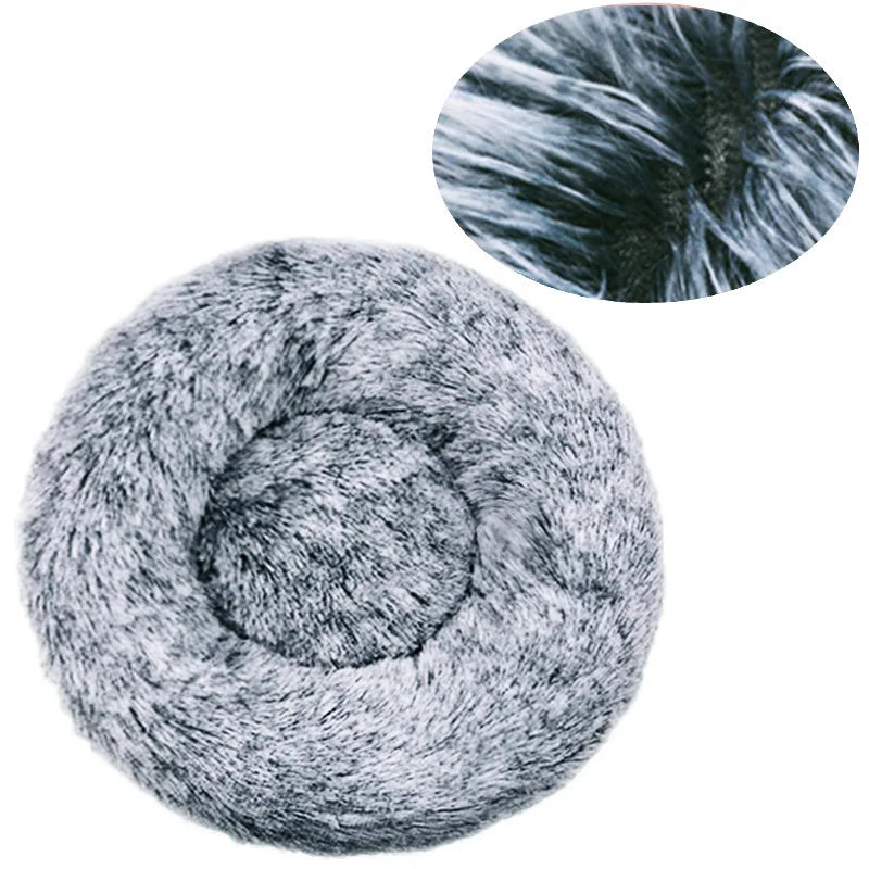 Lit Rond Douillet pour Chien et Chat – 6 Tailles (40 à 90 cm)