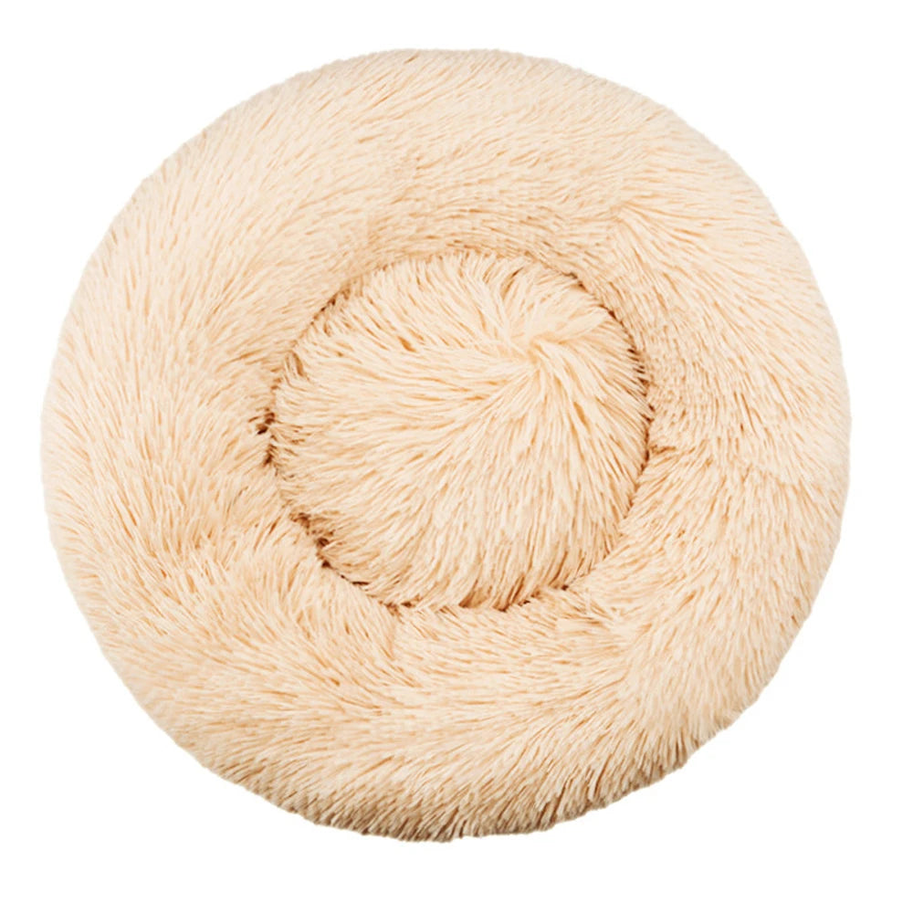 Lit Rond Douillet pour Chien et Chat – 6 Tailles (40 à 90 cm)