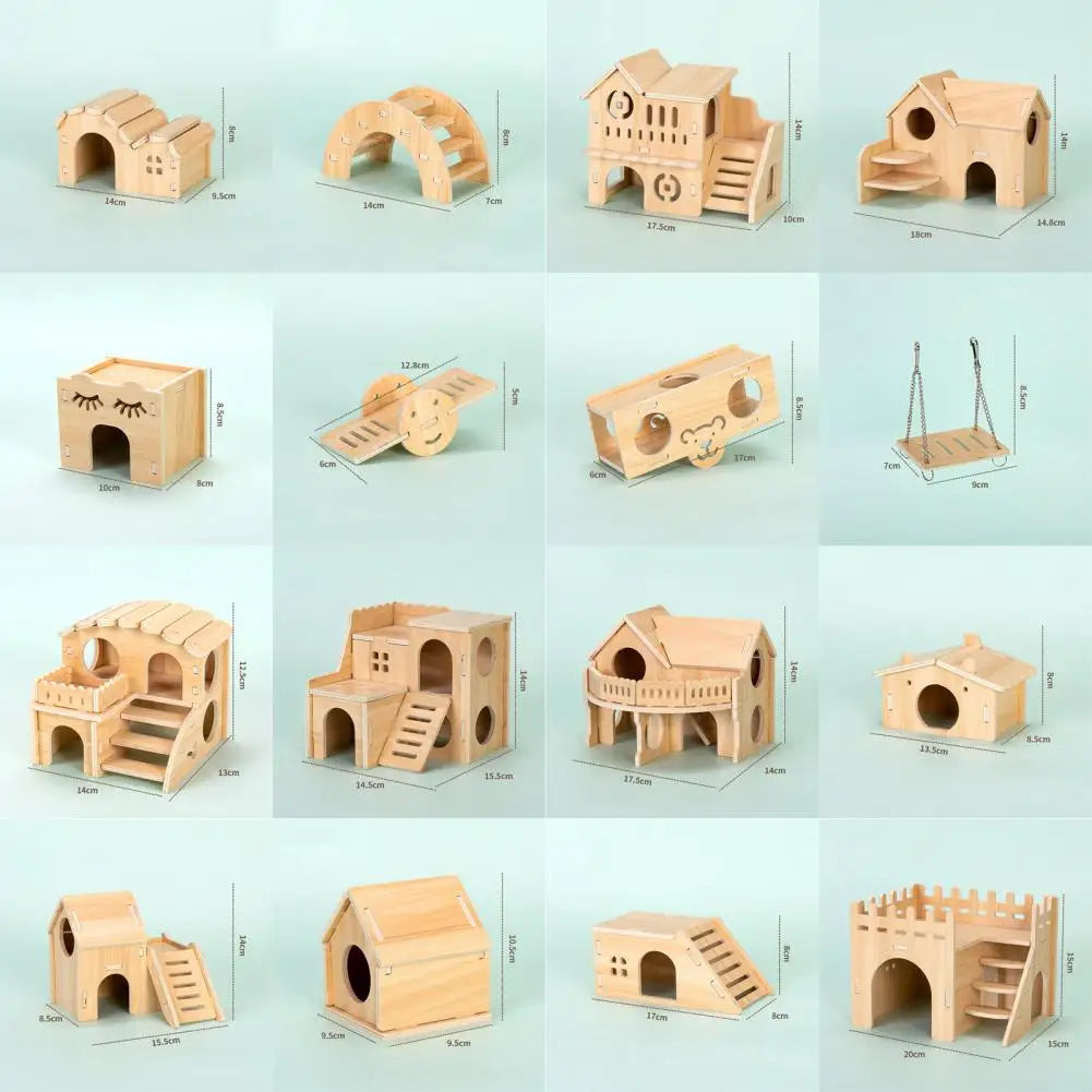 Petite Villa en Bois pour Petit Rongeurs