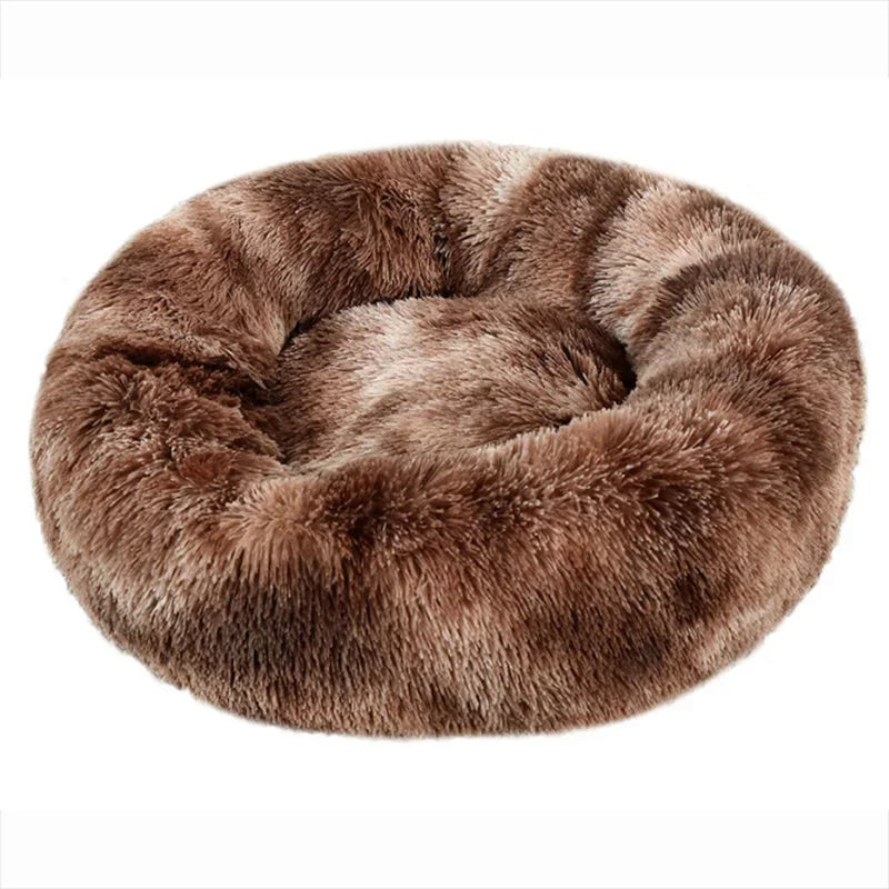 Lit Rond Douillet pour Chien et Chat – 6 Tailles (40 à 90 cm)