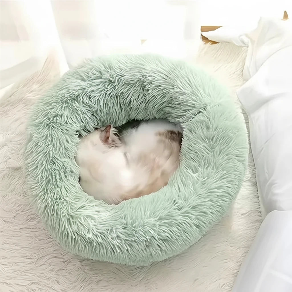 Panier Donut en Peluche - Ultra Doux et Lavable
