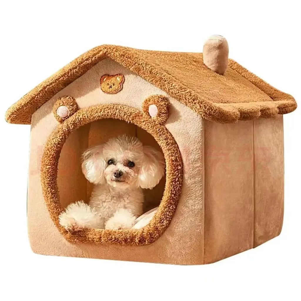 Niche pour Chien d'Intérieur - Lit Chaud et Lavable