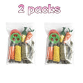 Set de Jouets à Mâcher pour Petits Animaux - Bois Naturel