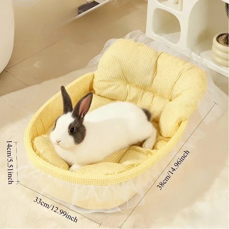 Lit Princesse en Peluche - Nid Douillet avec Dentelle