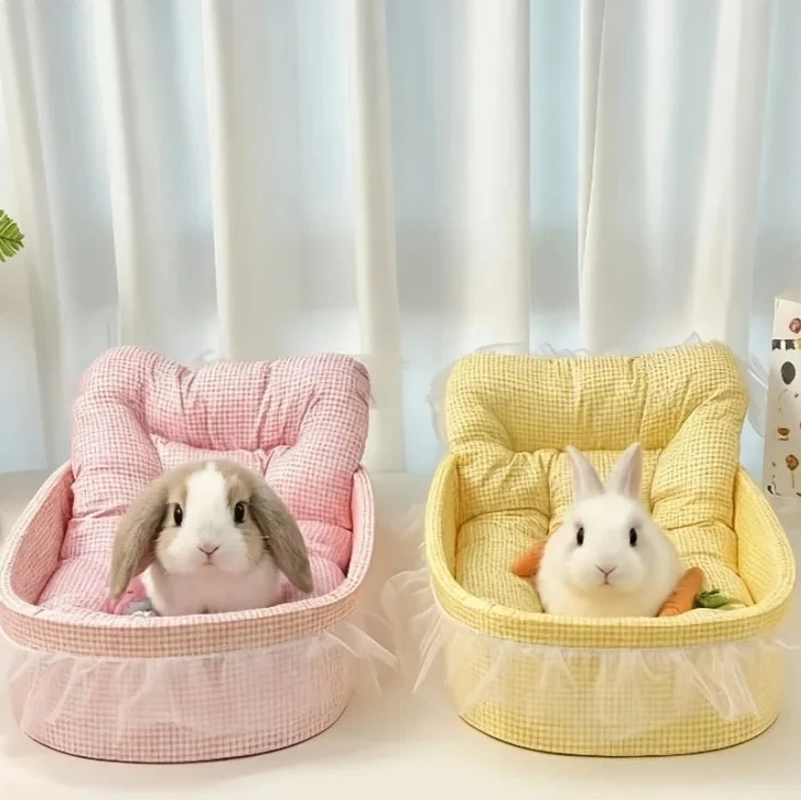 Lit Princesse en Peluche - Nid Douillet avec Dentelle