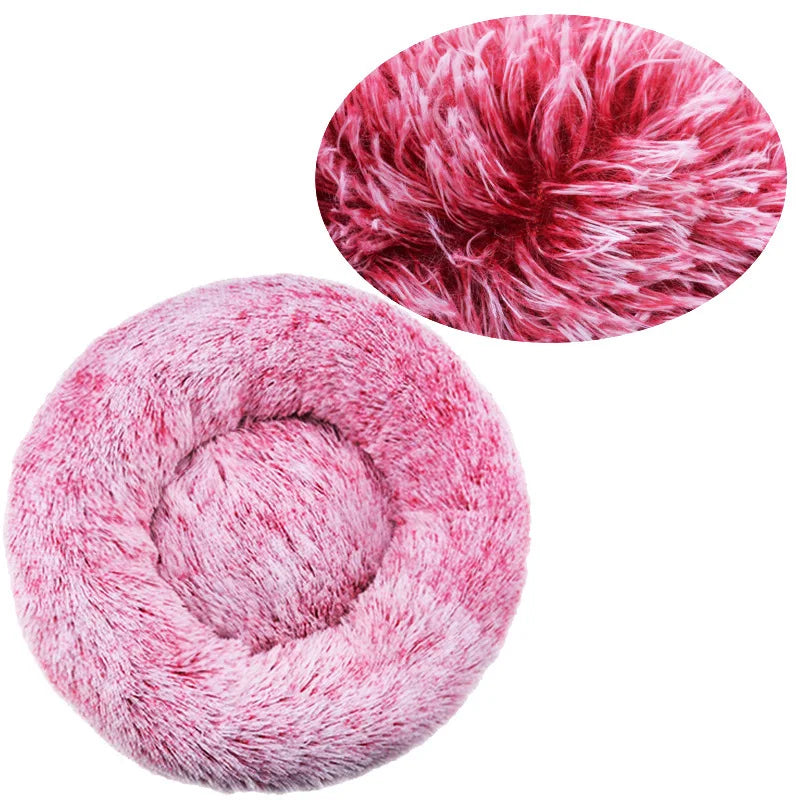 Lit Rond Douillet pour Chien et Chat – 6 Tailles (40 à 90 cm)