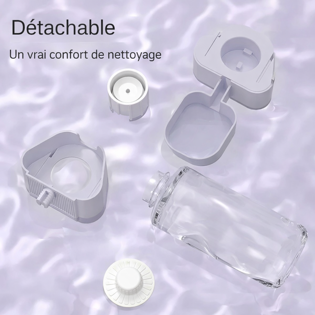 Abreuvoir pour petit animaux - Fixation Cage avec Bille Anti-Goutte