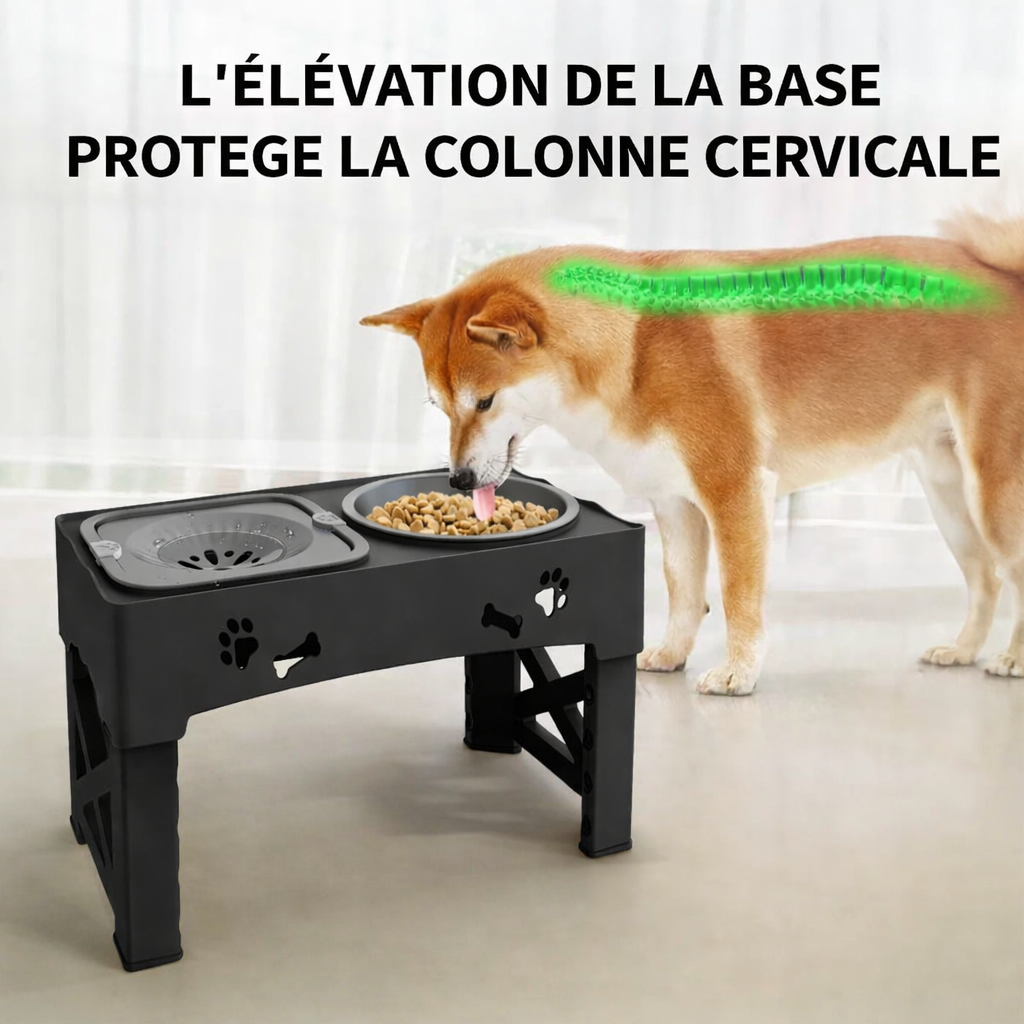Gamelle Ralentisseur Hauteur Ajustable