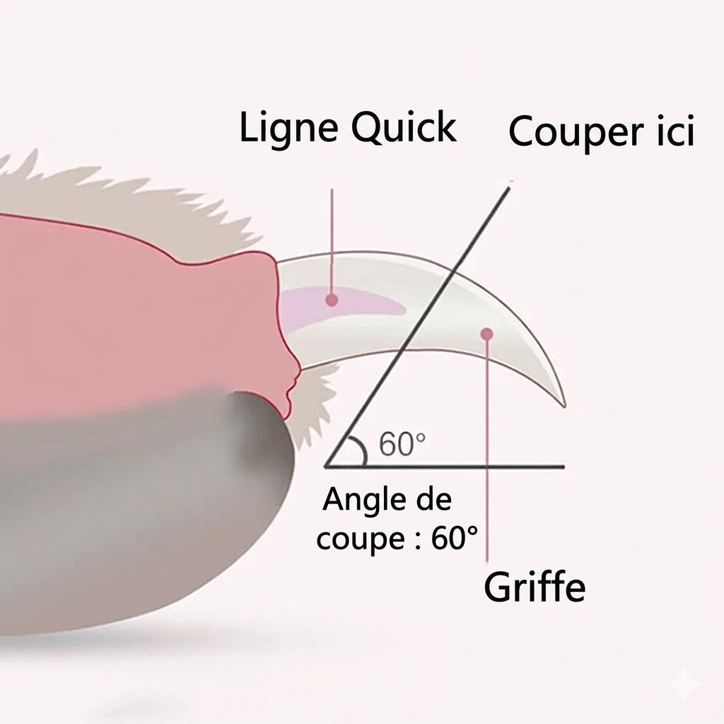 Coupe-Ongles Professionnel avec Lumière LED