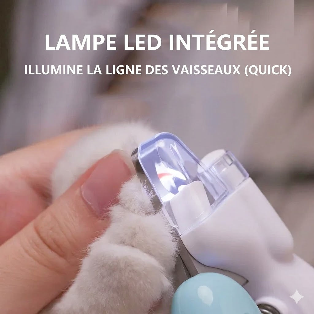 Coupe-Ongles Professionnel avec Lumière LED